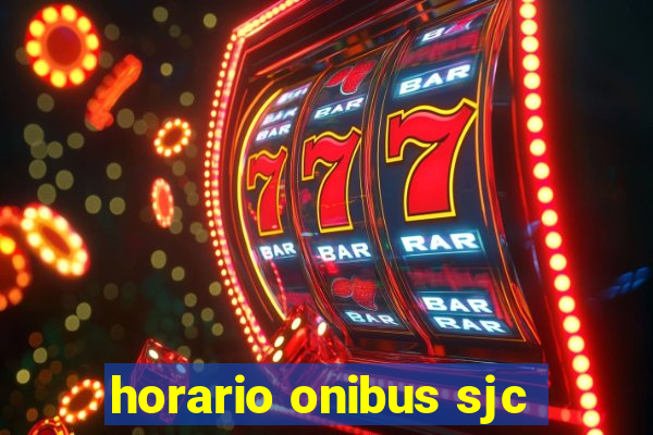 horario onibus sjc